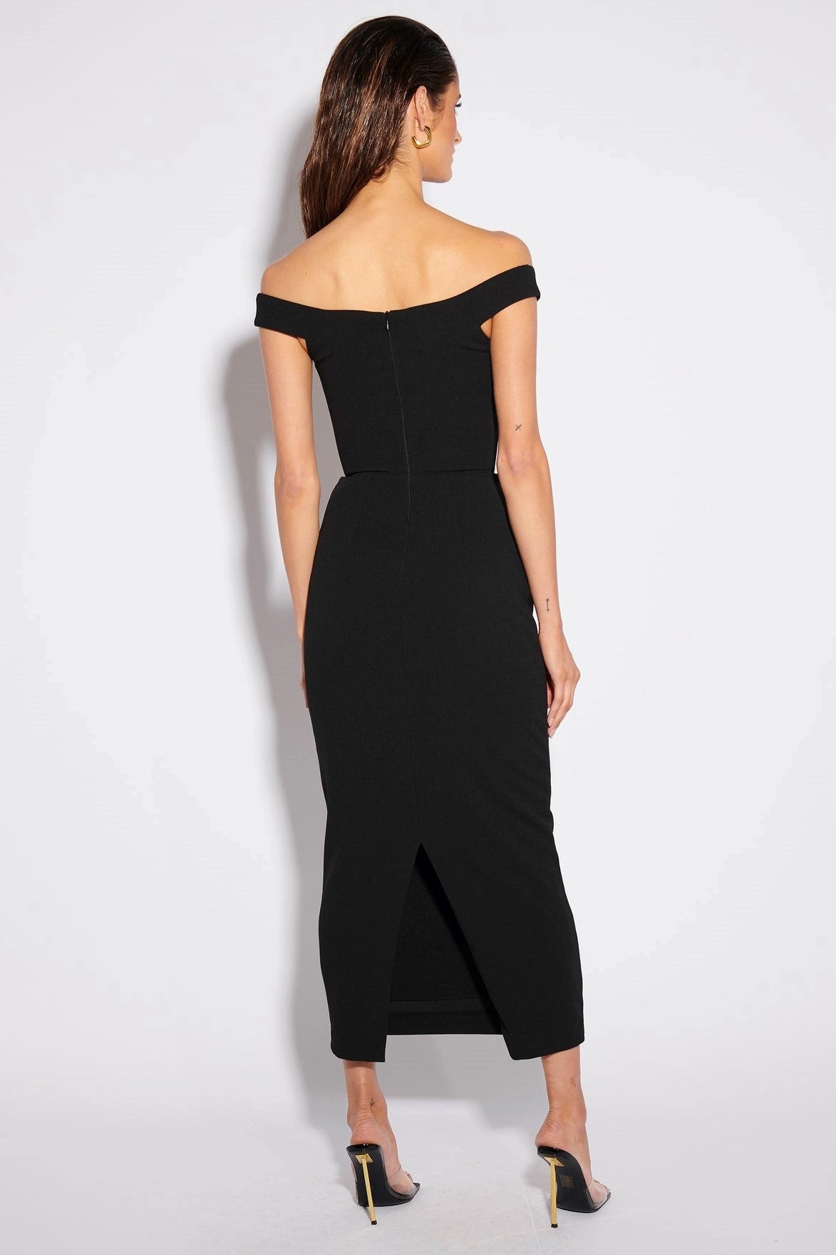 Easy Match Slim-fit Aami Midi Dress - Black