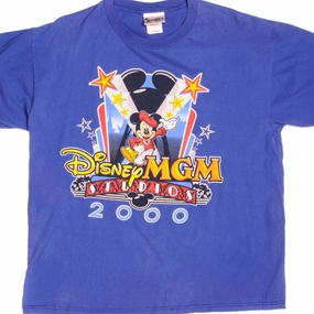 VINTAGE DISNEY MGM STUDIOS TEE SHIRT 2000 SIZE LARGE right size Basic Top