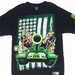 VINTAGE WWE WWF D GENERATION X ARMY TEE SHIRT 2007 LARGE Cool and Relaxed
