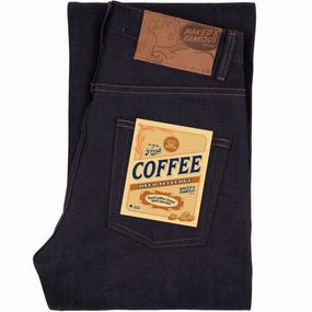 Strong Guy - Coffee Dye Selvedge - Indigo Suitable Fit