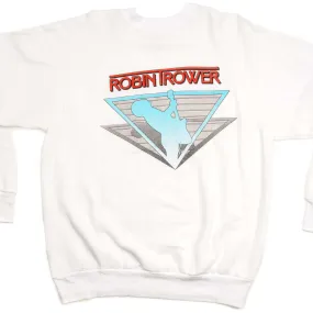 Back Graphic Sport Performance Fit VINTAGE ROBIN TROWER TOUR '88 SWEATSHIRT SIZE XL MADE IN USA