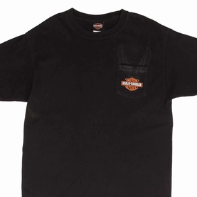 VINTAGE HARLEY DAVIDSON OTAWA OHIO POCKET TEE SHIRT SIZE LARGE ethical