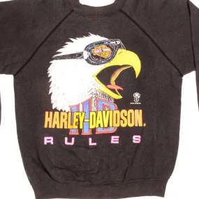Pride wear VINTAGE HARLEY DAVIDSON SWEATSHIRT SIZE LARGE MADE IN USA 1980s