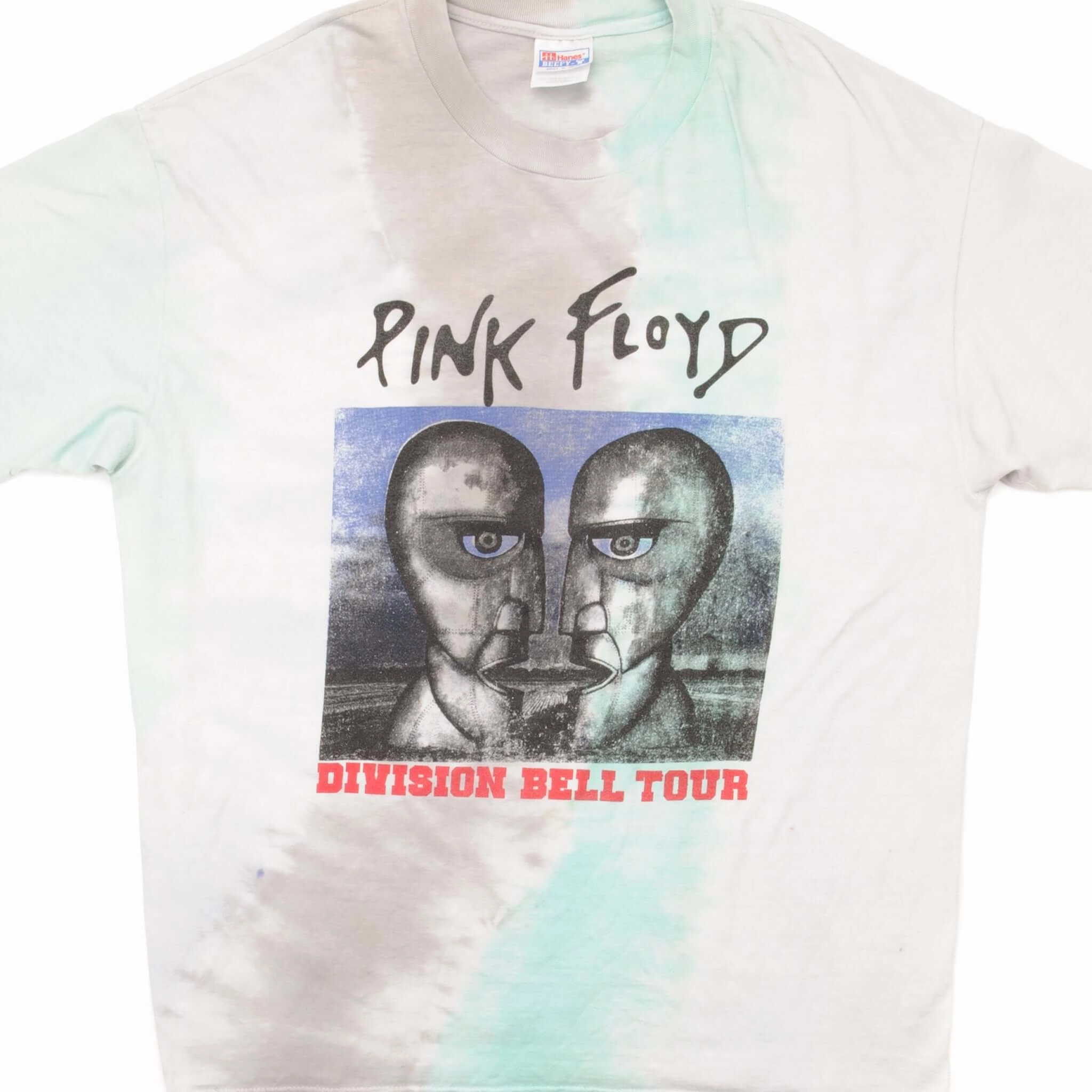 VINTAGE TIE-DYE PINK FLOYD DIVISION BELL TOUR TEE SHIRT 1994 SIZE XL MADE IN USA Airflow Ventilation Design