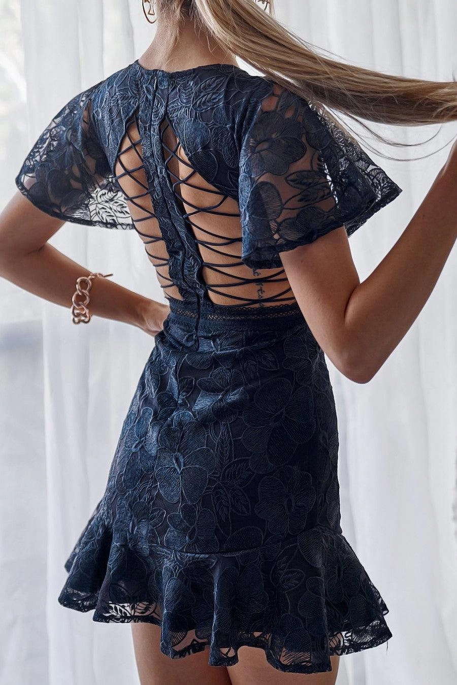 Comfy Shape Alexia Dress - Navy