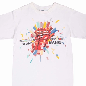 VINTAGE THE ROLLING STONES A BIGGER BANG WORLD TOUR 2006 TEE SHIRT MEDIUM Comfortable Shape