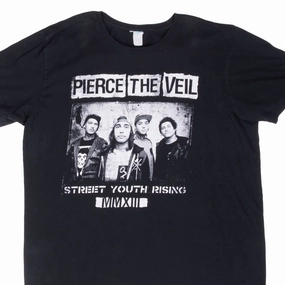 VINTAGE PIERCE THE VEIL STREET YOUTH RISING 2013 TEE SHIRT XL Light and Breezy