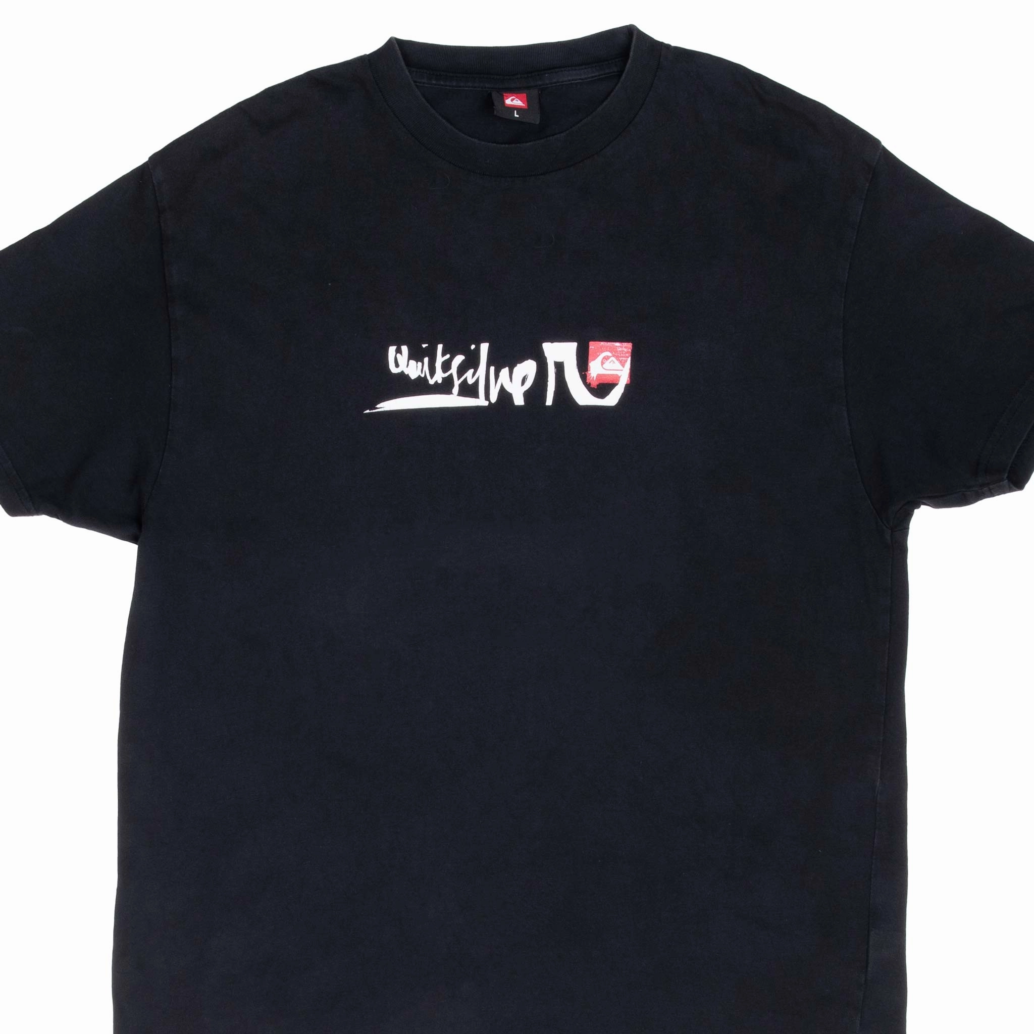 Fashion Essential Anti Static Fabric VINTAGE QUICKSILVER BLACK SURF TEE SHIRT 2000S LARGE