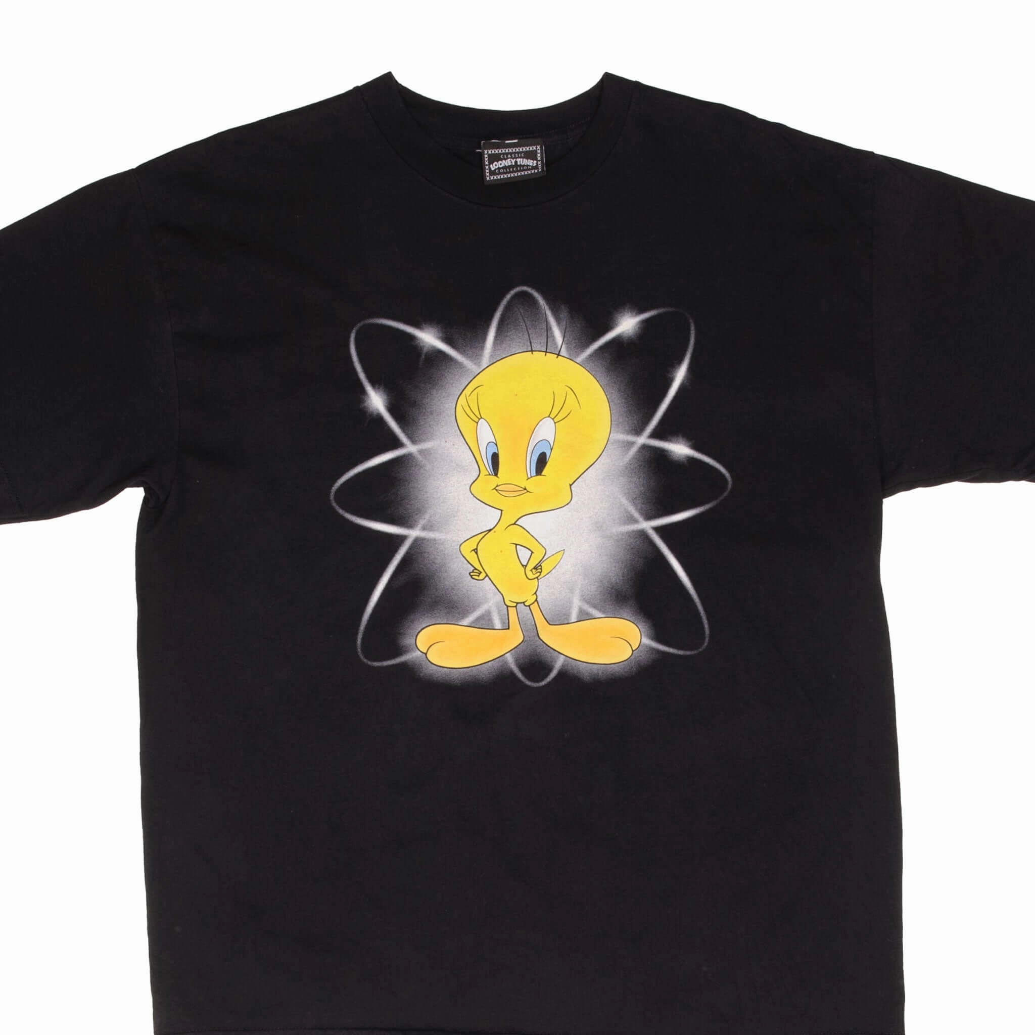 VINTAGE LOONEY TUNES TWEETY ATOM TEE SHIRT 1998 SIZE XL Trendy All-Day Casual Chic Wear