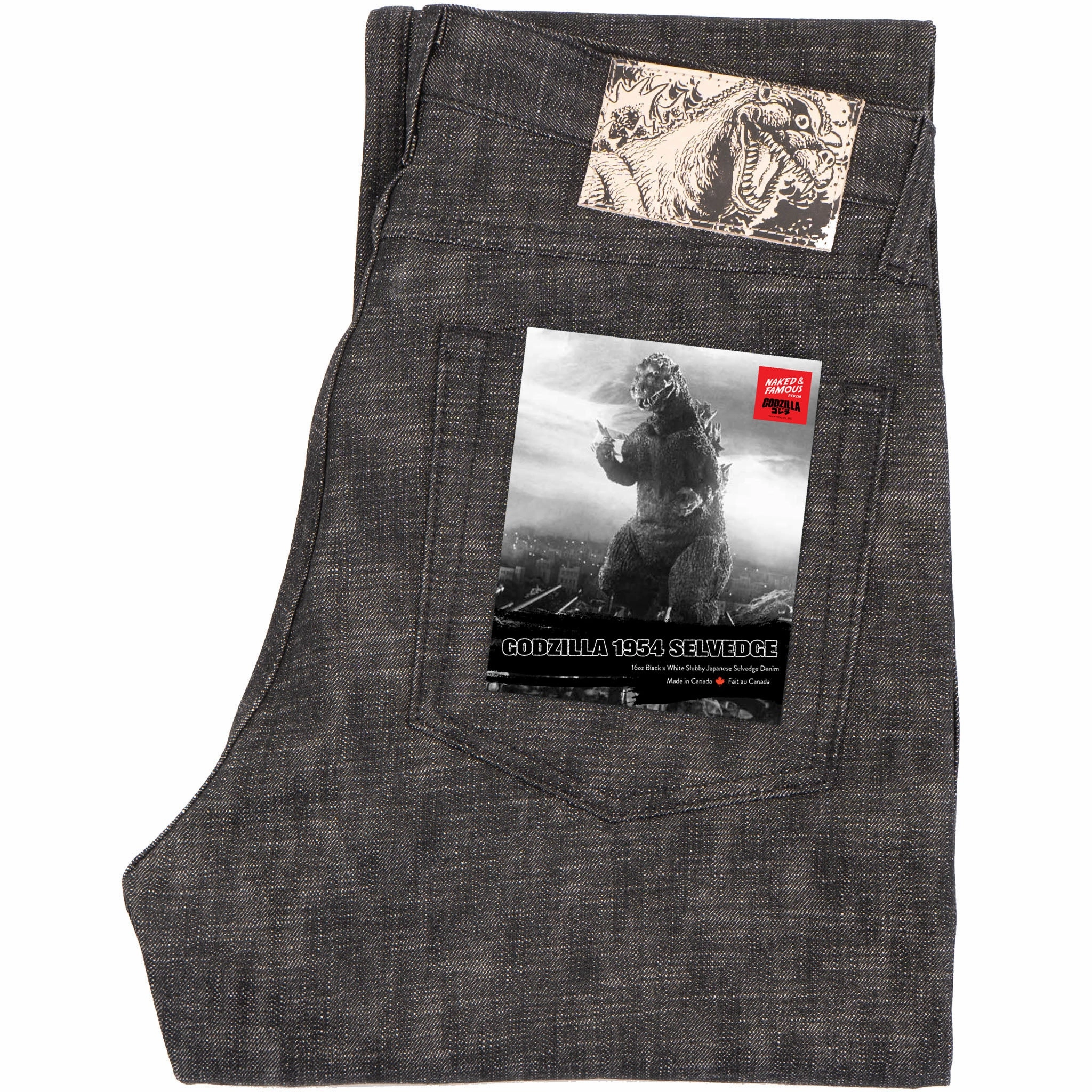 Easy Guy - 1954?Godzilla?Selvedge - Black Youth Style Stylish Road Trip