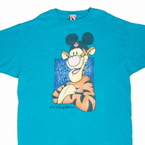 Double Stitched Seams FadeResistant Coating VINTAGE DISNEY TIGGER 1990S TEE SHIRT 2XL MADE IN USA