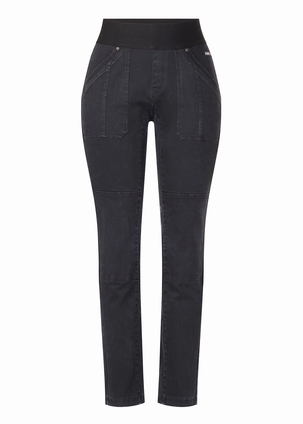 Pocketful Stretch Knee Patch Utility Pant Breathable Capris Fit and Stability