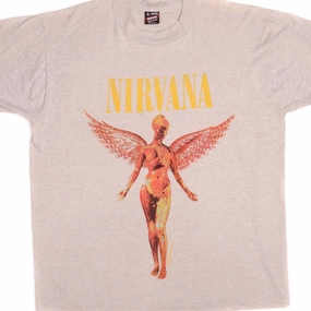 VINTAGE NIRVANA IN UTERO TEE SHIRT 1994 SIZE XL MADE IN USA SkinFriendlyFibers