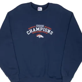 goes with skirts Classic Layer VINTAGE NFL DENVER BRONCOS SUPER BOWL XXXII CHAMPIONS 1998 SWEATSHIRT XL MADE US