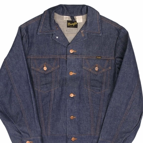 Sport Function PreShrunk Cotton Blend VINTAGE DEADSTOCK WRANGLER DENIM JACKET SIZE 42 1970S MADE IN USA
