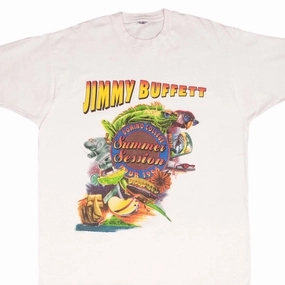 Abstract mystery Skinny Fit VINTAGE JIMMY BUFFETT SUMMER SESSION 1996 TEE SHIRT SIZE XL MADE IN USA
