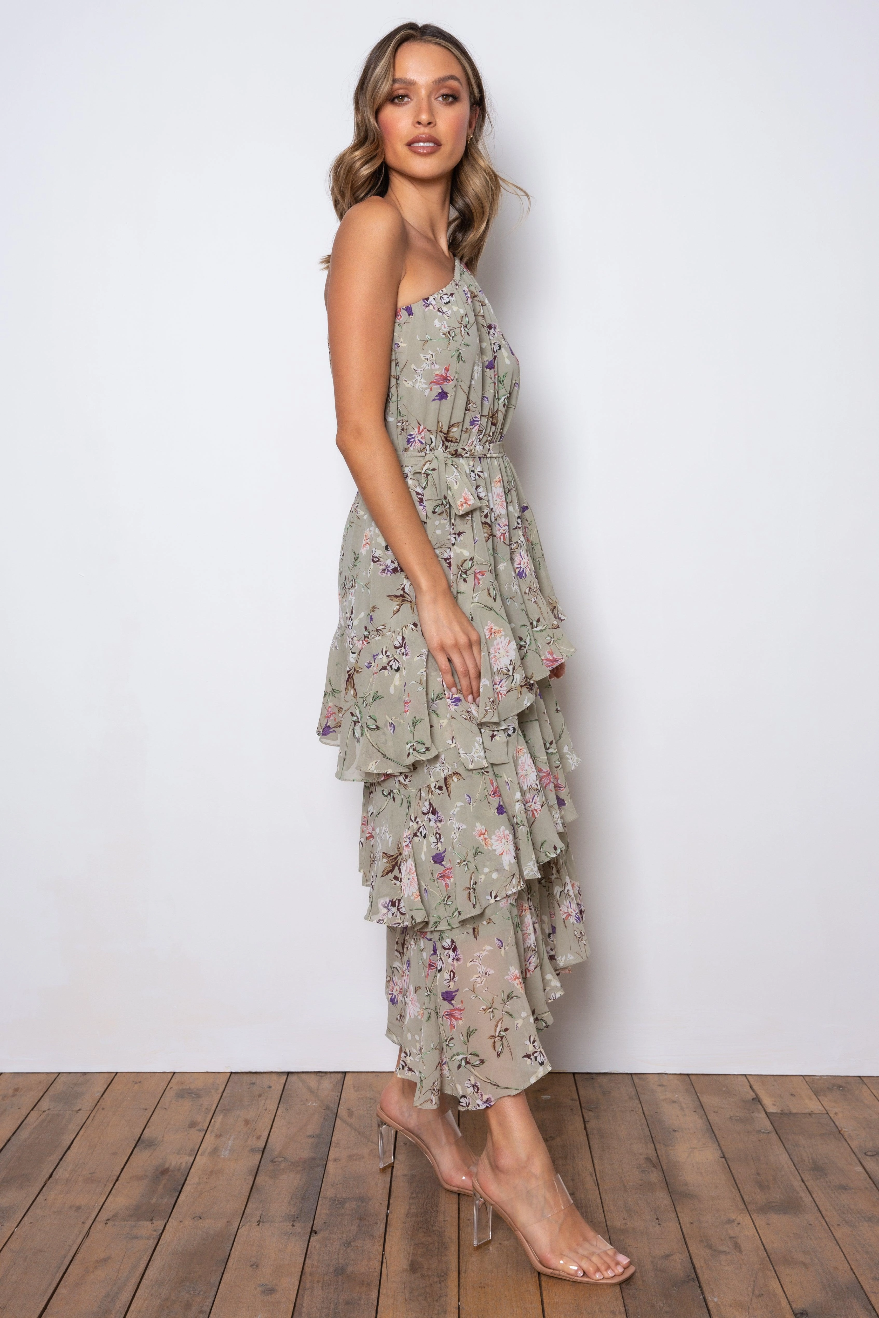 Atlantis Maxi Dress - Sage Comfortable Layer Contemporary Style