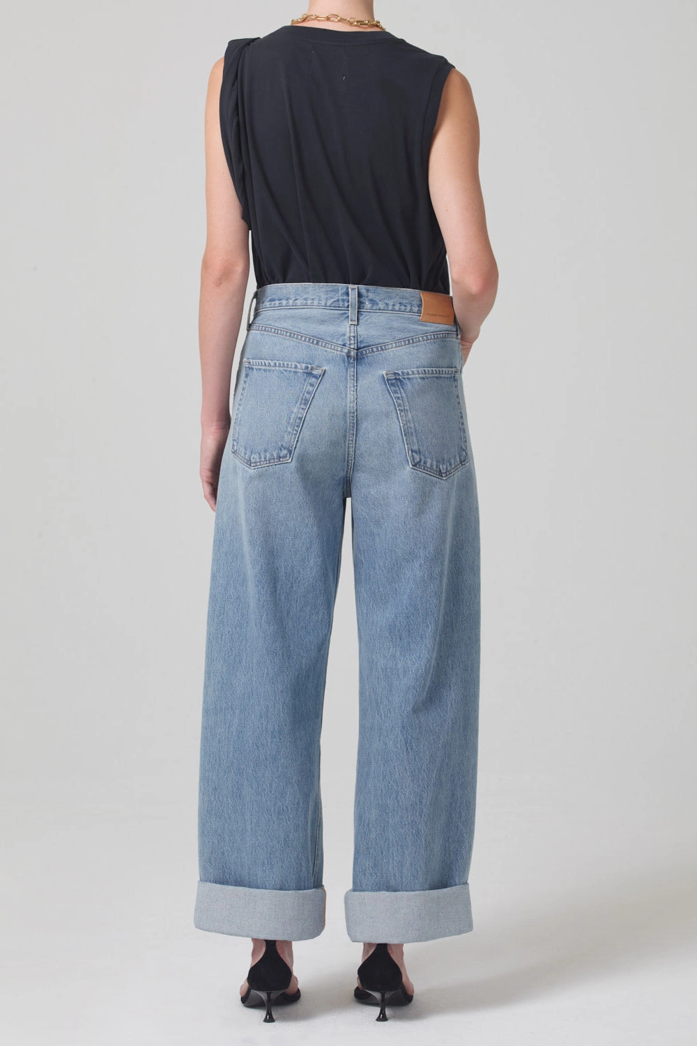 Ayla Baggy Cuffed Crop Basic Outfit