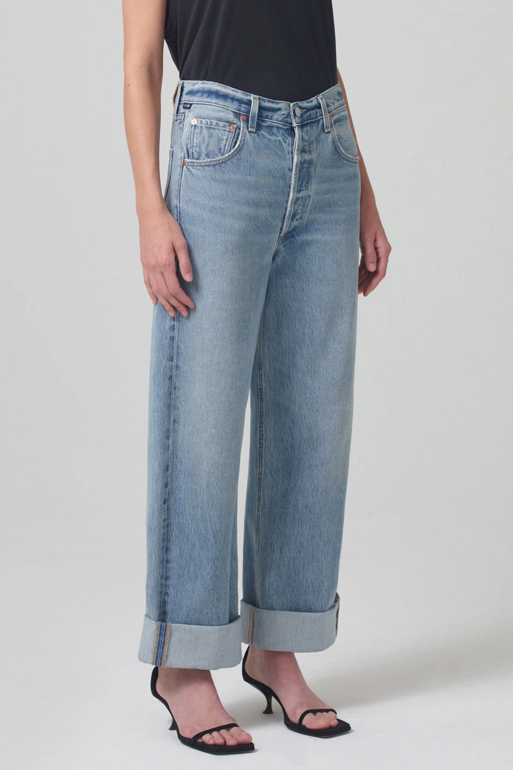 Ayla Baggy Cuffed Crop Move With Ease High Durability