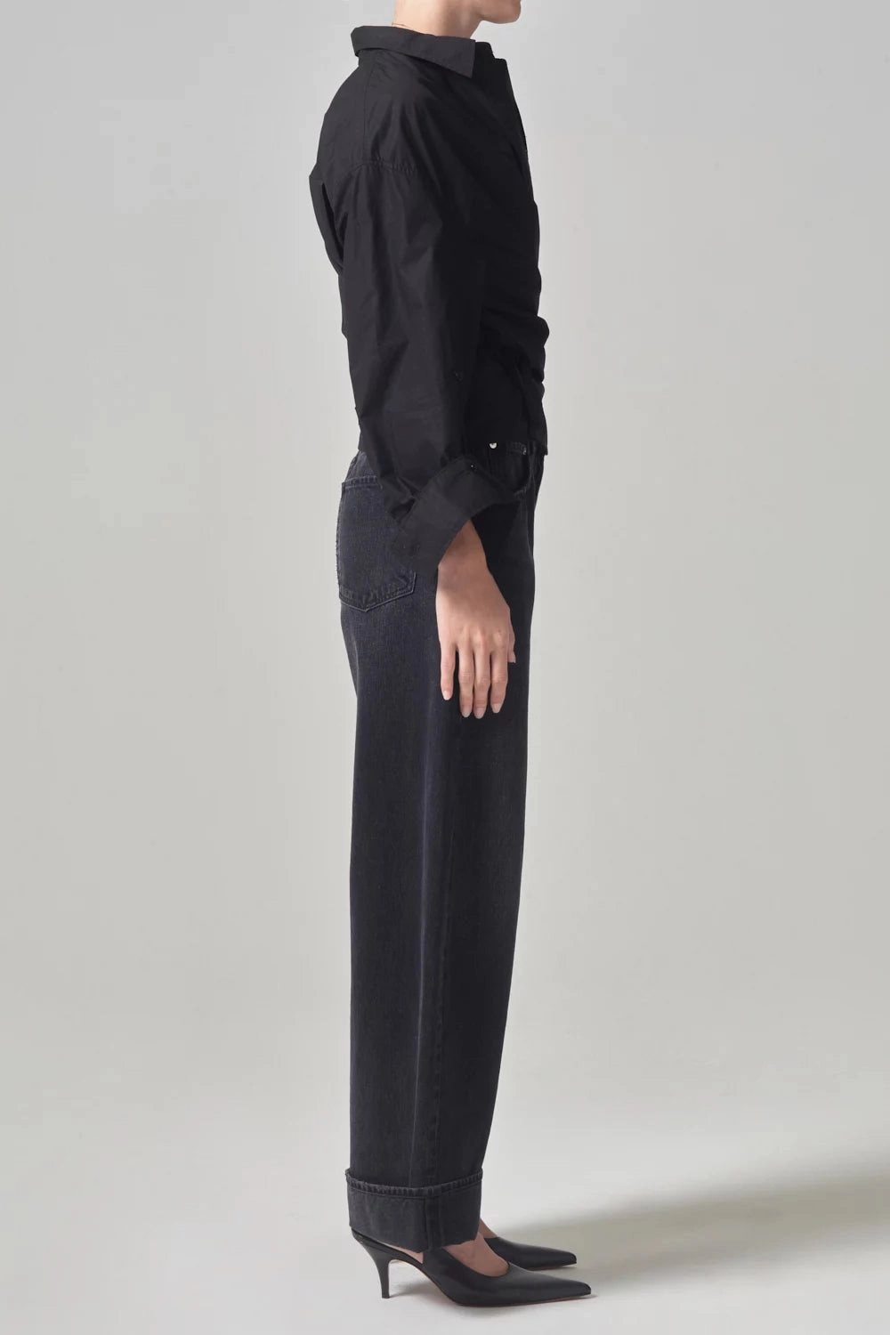 Effortless Look Street Routine Ayla Baggy Cuffed Crop