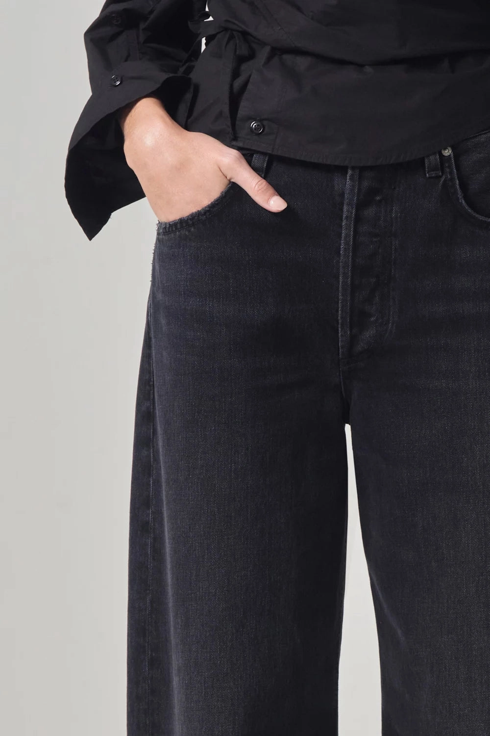 Casual Classic Travel Essential Ayla Baggy Cuffed Crop