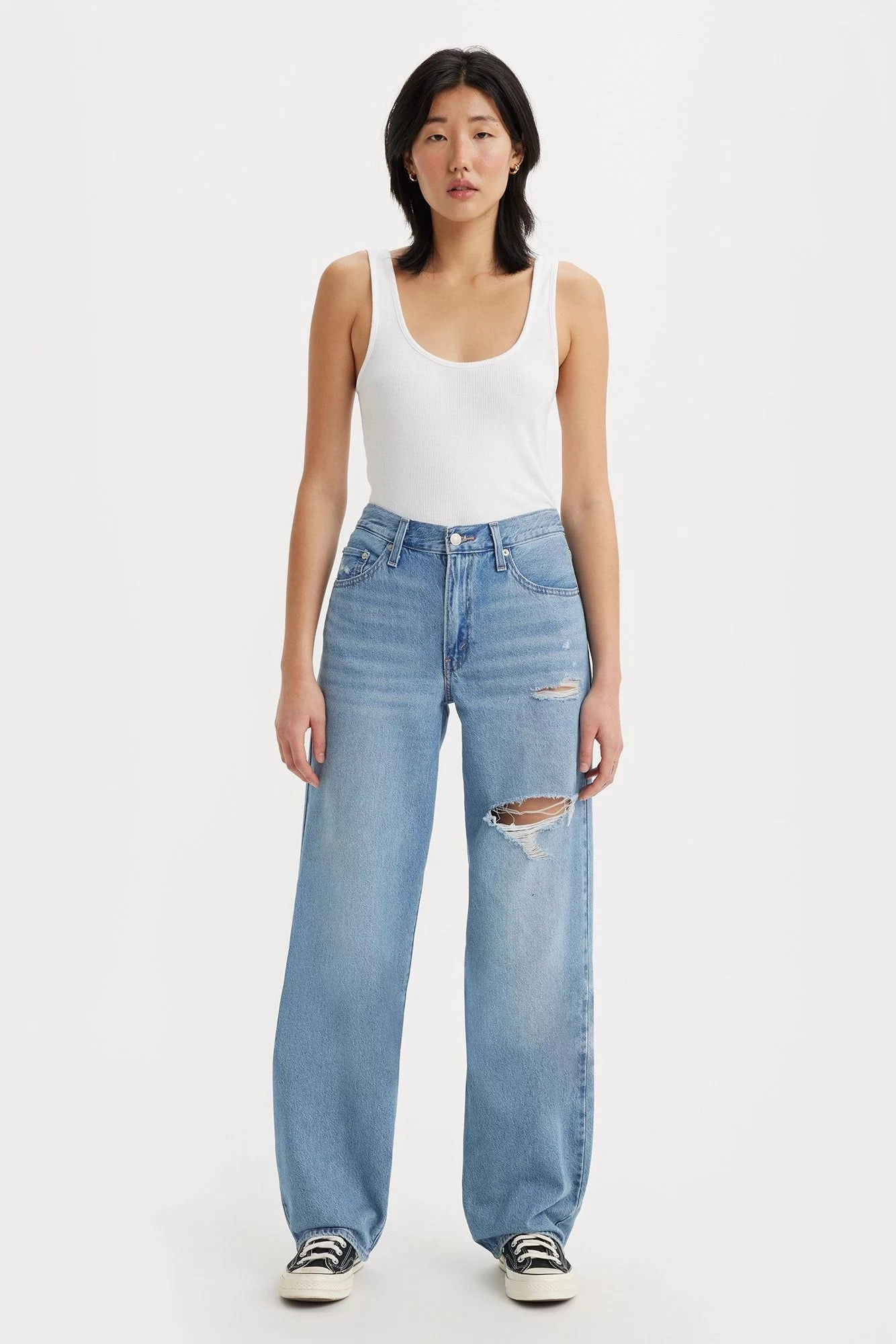 Weekend Warrior Creative Look Modern Fit Ready Baggy Dad Jeans