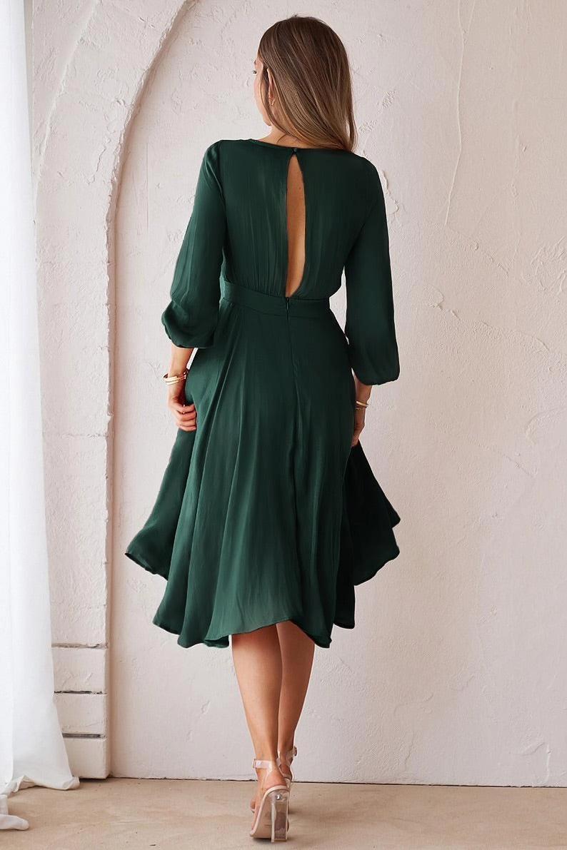 Balance Dress - Emerald Green MultiPurposePockets
