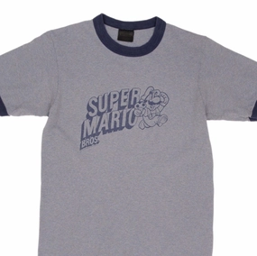 TaglessCollar VINTAGE NINTENDO SUPER MARIO BRO TEE SHIRT 1980S SIZE SMALL MADE IN USA