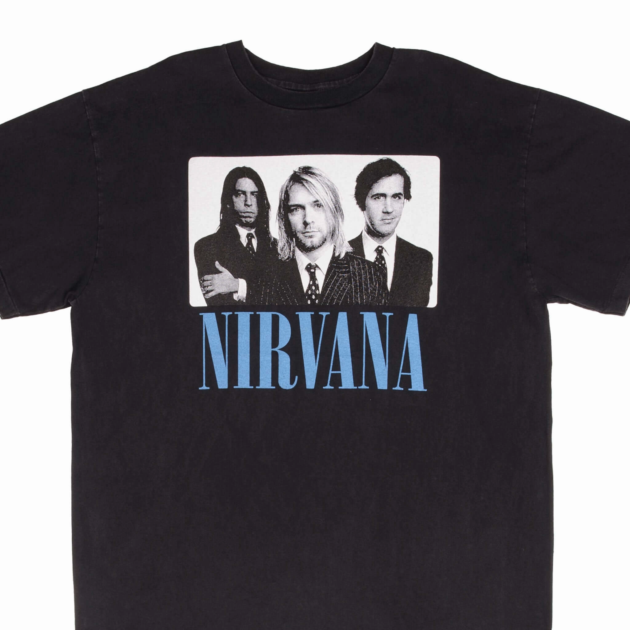 BOOTLEG NIRVANA SUB POP TEE SHIRT SIZE XL MADE IN USA SINGLE STITCH Minimalist Stitching