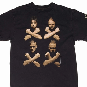 Soft and Flexible BOOTLEG TEE SHIRT METALLICA BIRTH SCHOOL METALLICA DEATH 1992 LARGE MADE IN USA