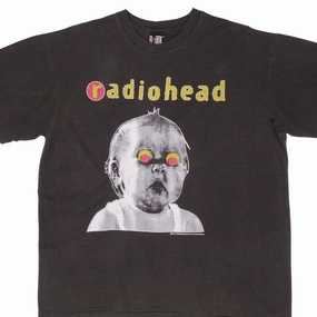 BOOTLEG TEE SHIRT RADIOHEAD PABLO HONEY TOUR 1993 SIZE XL SINGLE STITCH loose fitting Sporty Vibe
