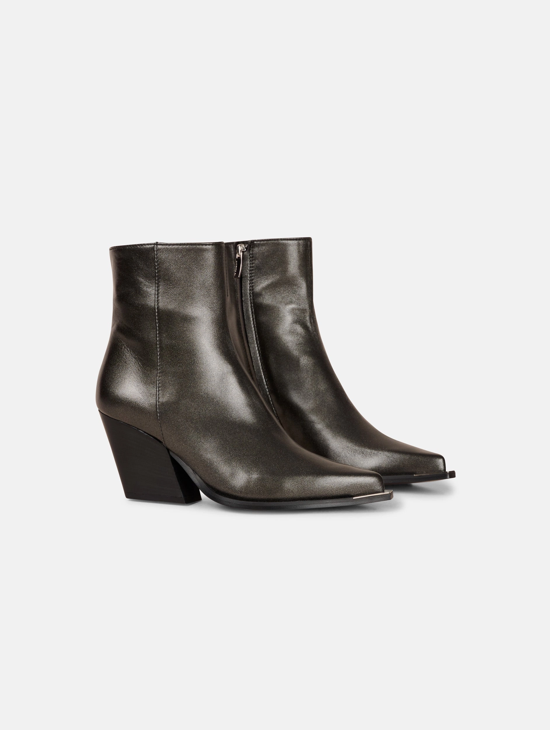 Boots en cuir m??tallis?? Feather Light Night Travel Padded Interior Urban Traveler