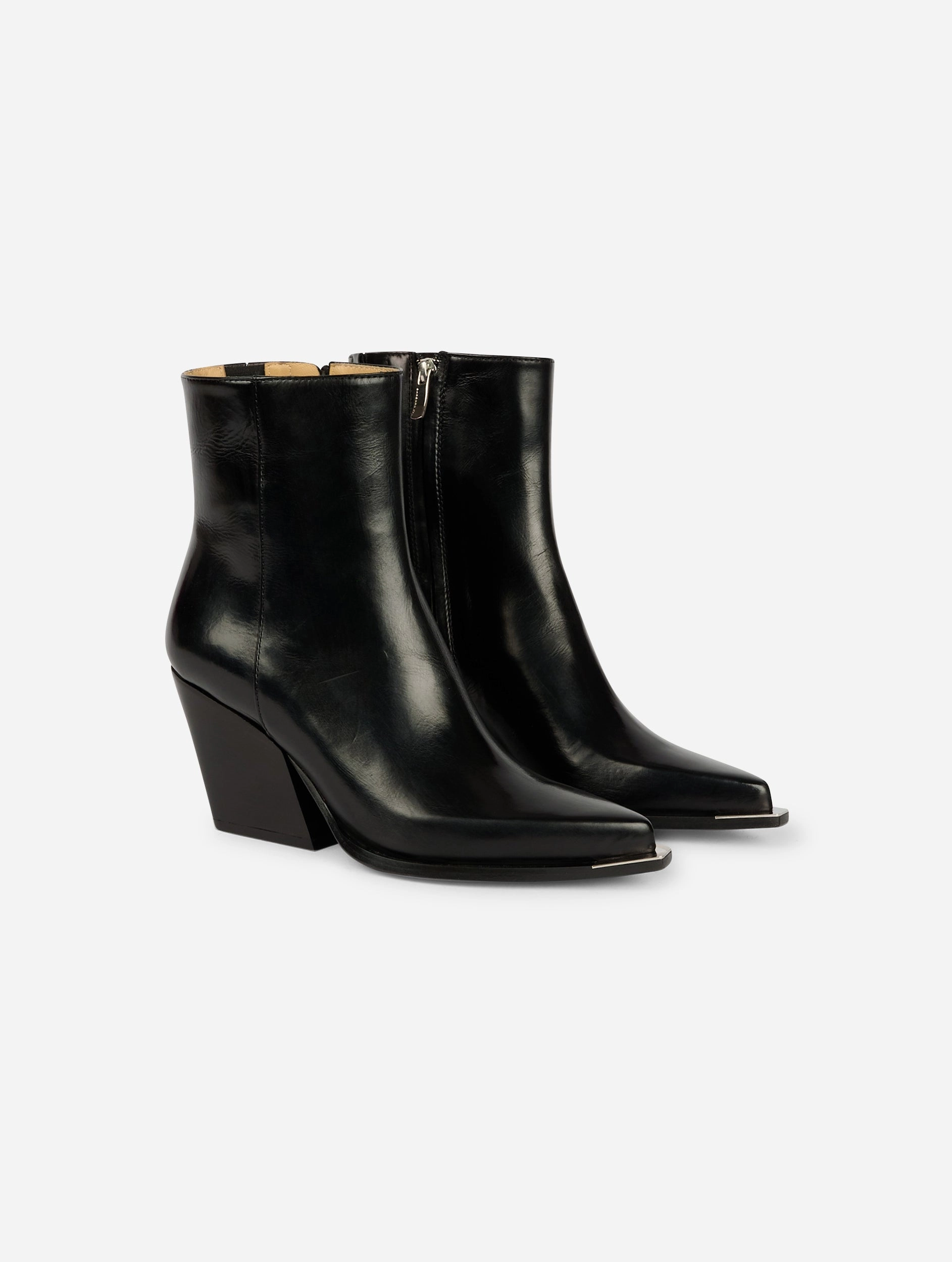 Boots en cuir noir Practical Style