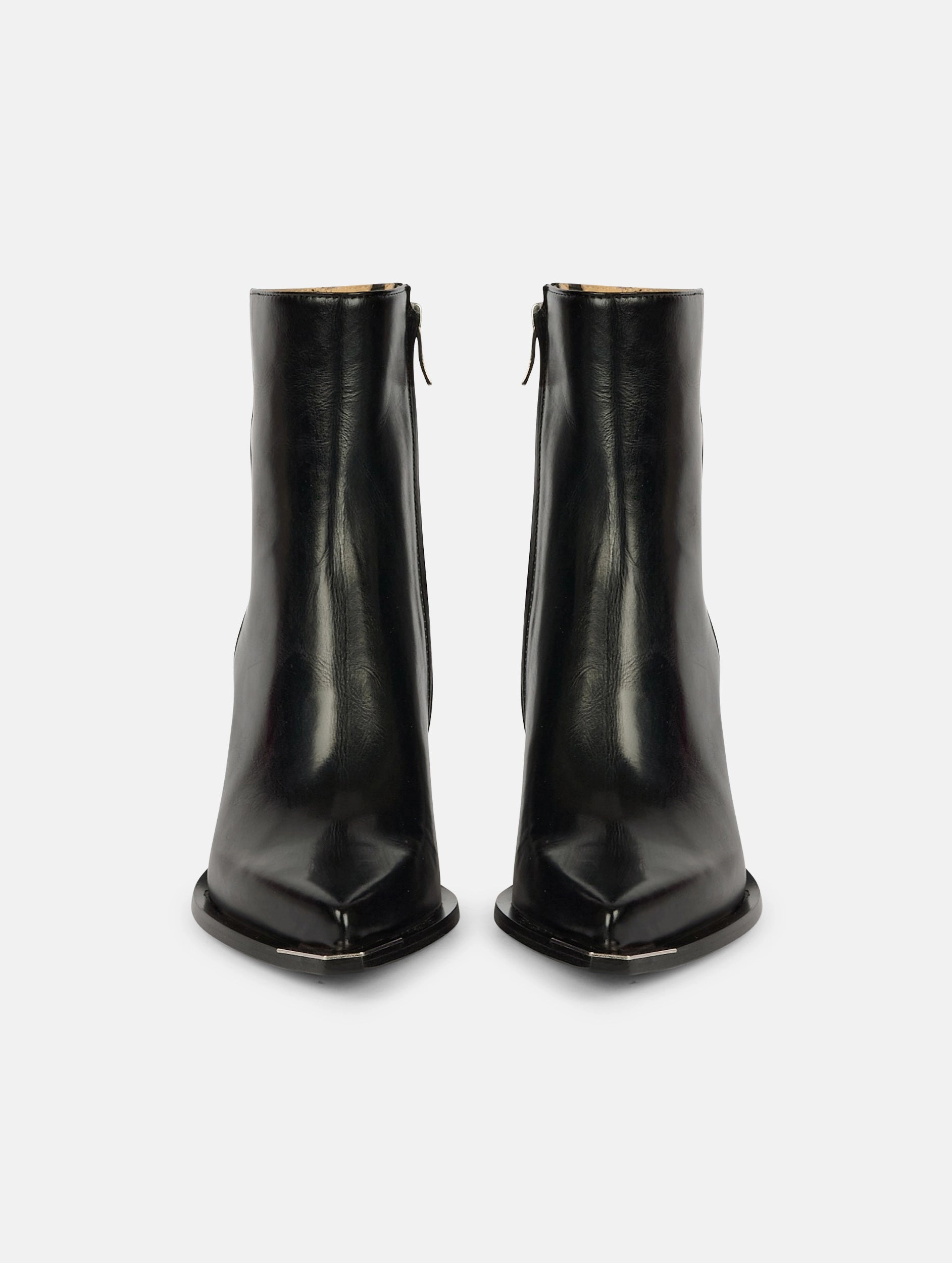 Boots en cuir noir Western Ride