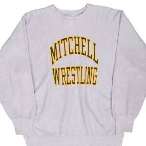 Anti-static VINTAGE MITCHELL WRESTLING CHAMPION REVERSE WEAVE SWEATSHIRT 1990S 2XL MADE USA