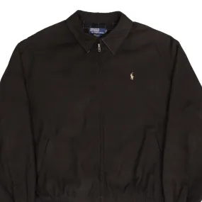 VINTAGE POLO RALPH LAUREN BLACK HARRINGTON GOLF JACKET 1990S SIZE XL Refined Casual Sanction