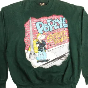 Athletic Apparel Antelope like VINTAGE POPEYE SWEATSHIRT SIZE XL MADE IN USA 1990s