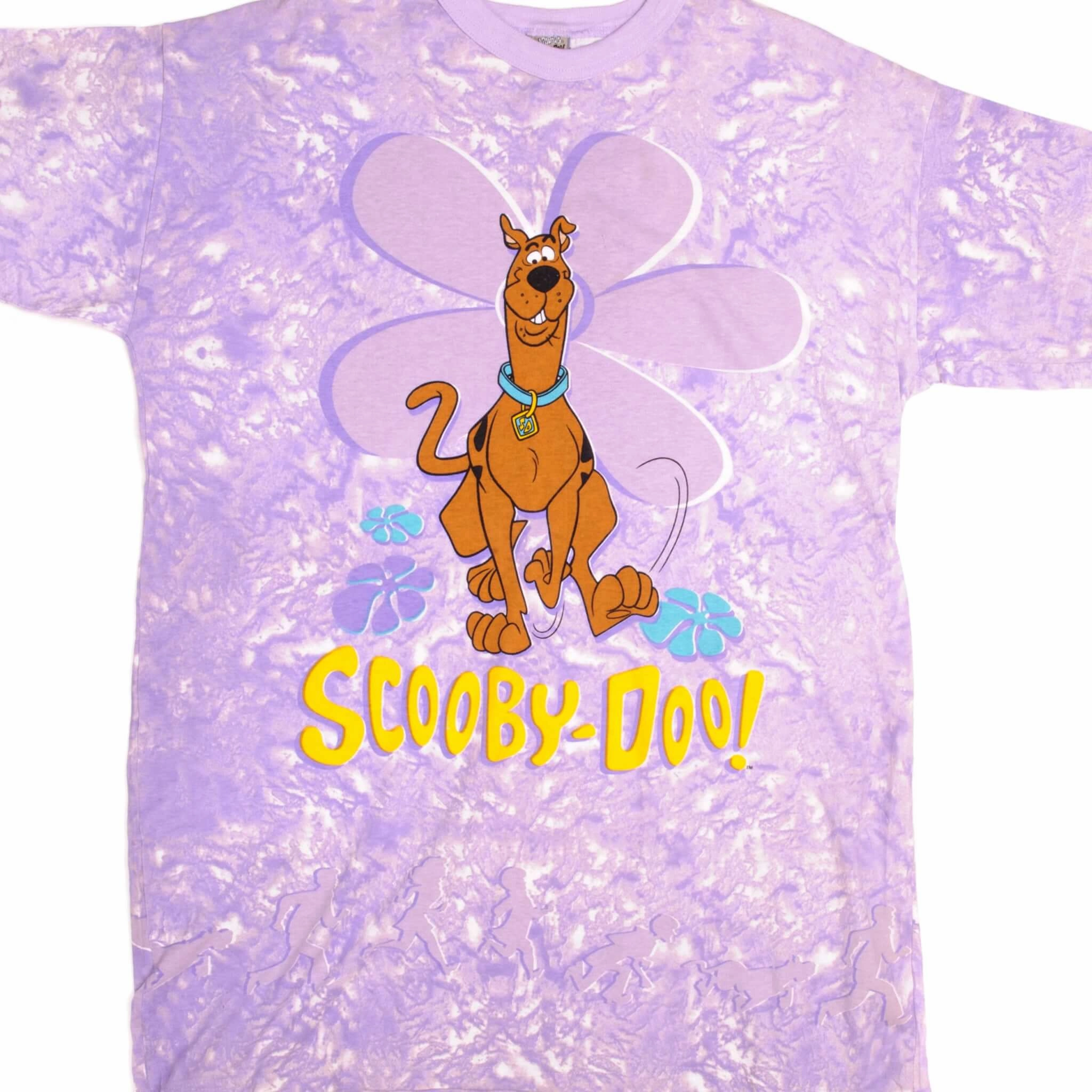 VINTAGE SCOOBY DOO TEE SHIRT 1998 SIZE 2XL MADE IN USA ALL OVER PRINT Seasonal Casual