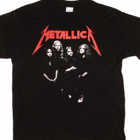 VINTAGE METALLICA AND JUSTICE FOR ALL TEE SHIRT 1988 SIZE LARGE MADE IN USA Camping attire Smooth Jersey Texture