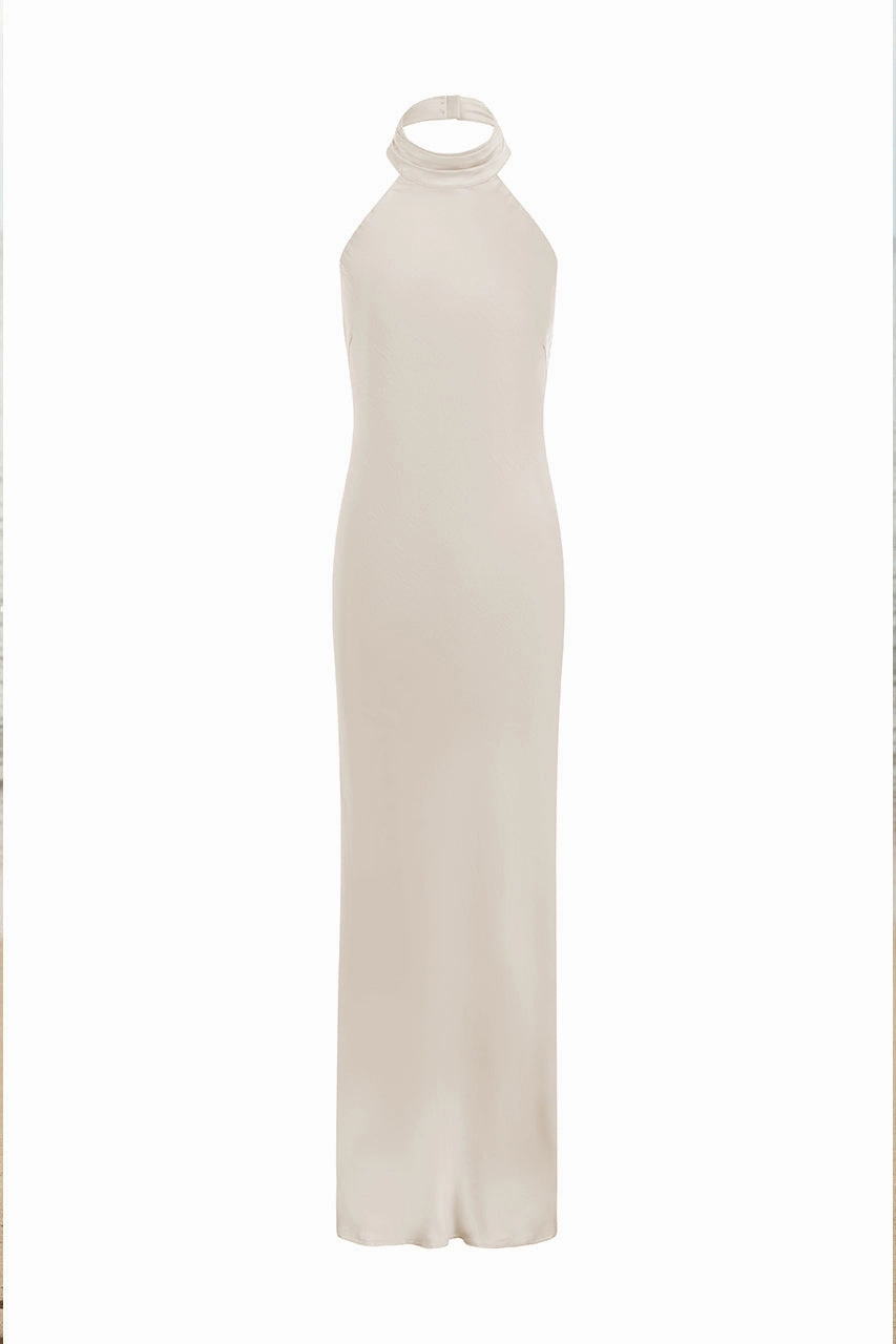 Floating Shape Brigitte Maxi Dress - Ivory