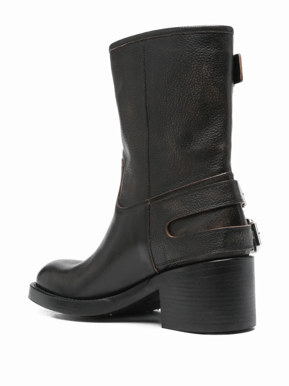 Multi Terrain Durable Stitching Dakota Boots in Black