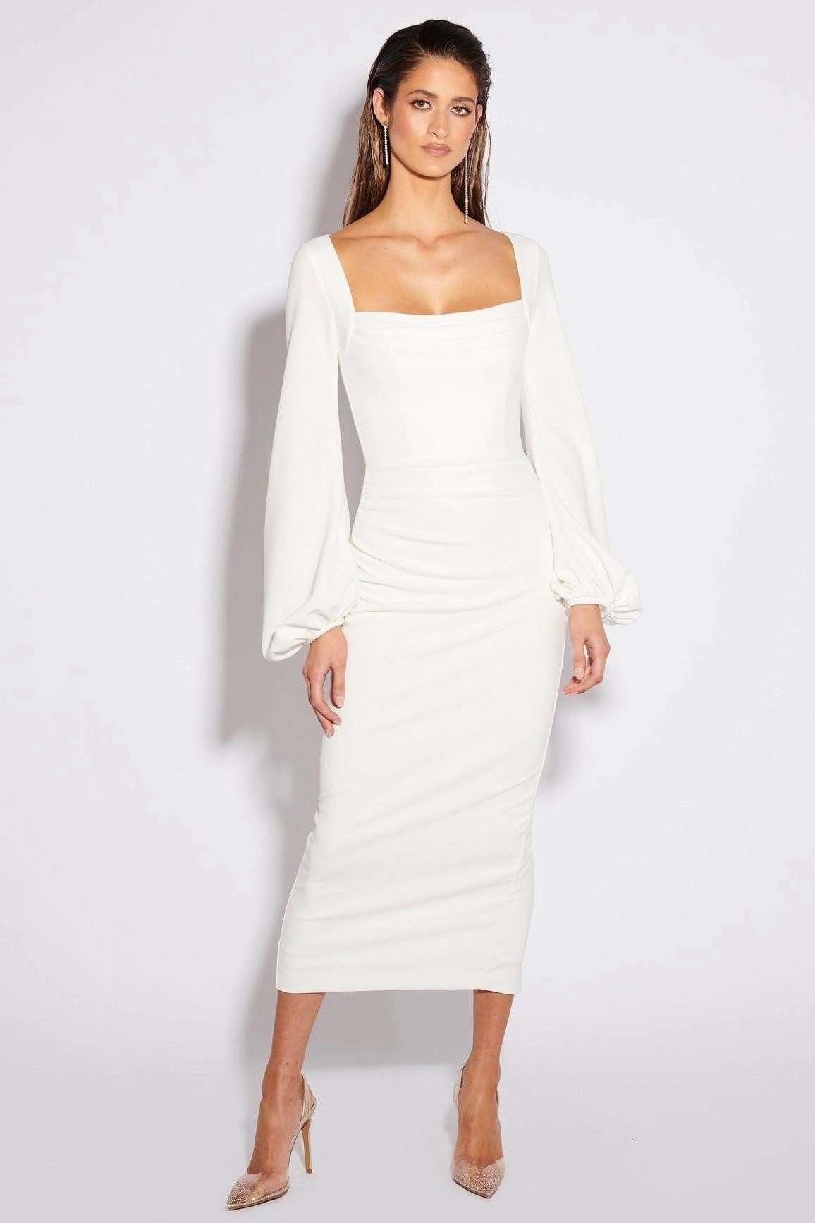 Mariposa Dress - Ivory Euro Touch Bright Vibe