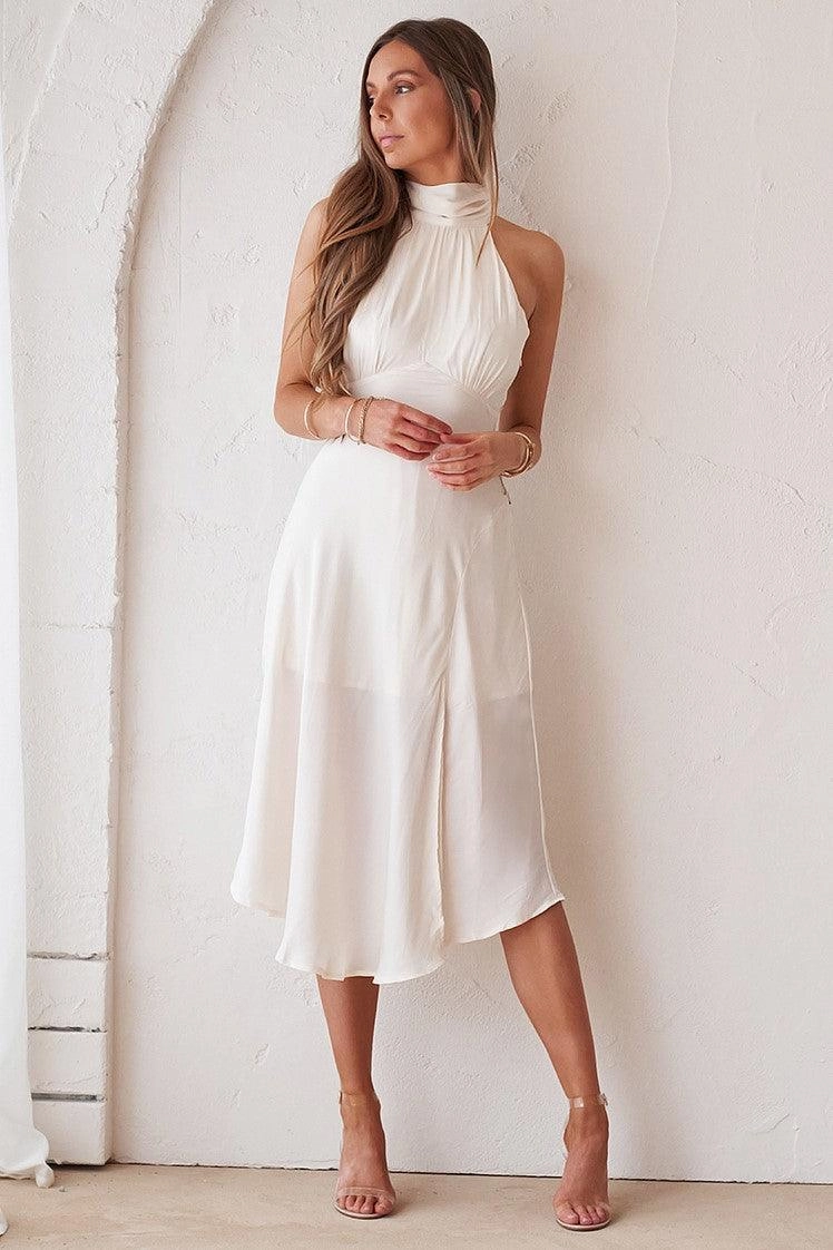 Vibe Choice Cassini Dress - Cream