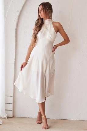 Minimal Mood Cassini Dress - Cream