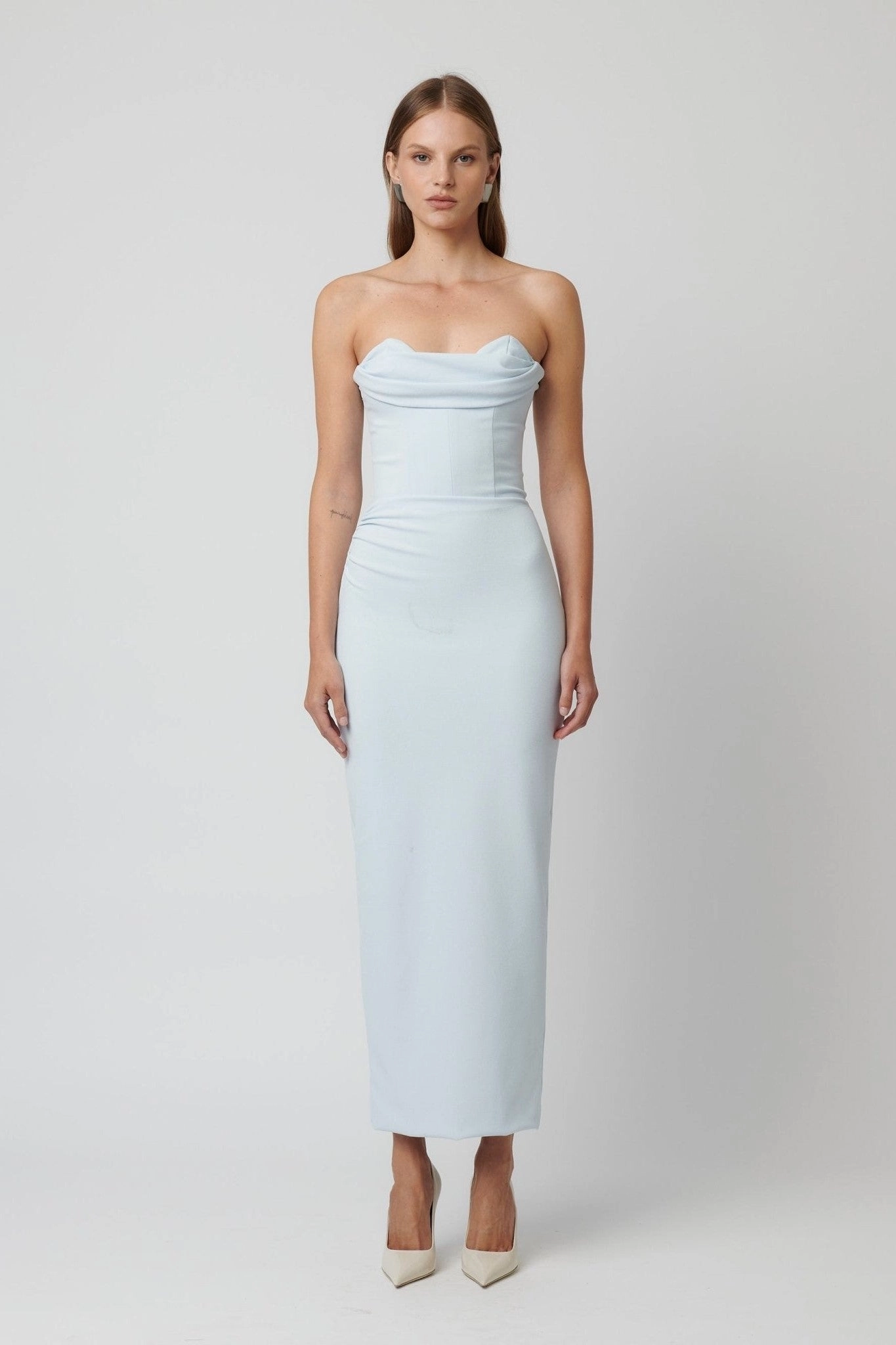 Trendy Look Airy Layer Rozela Dress - Ice Blue