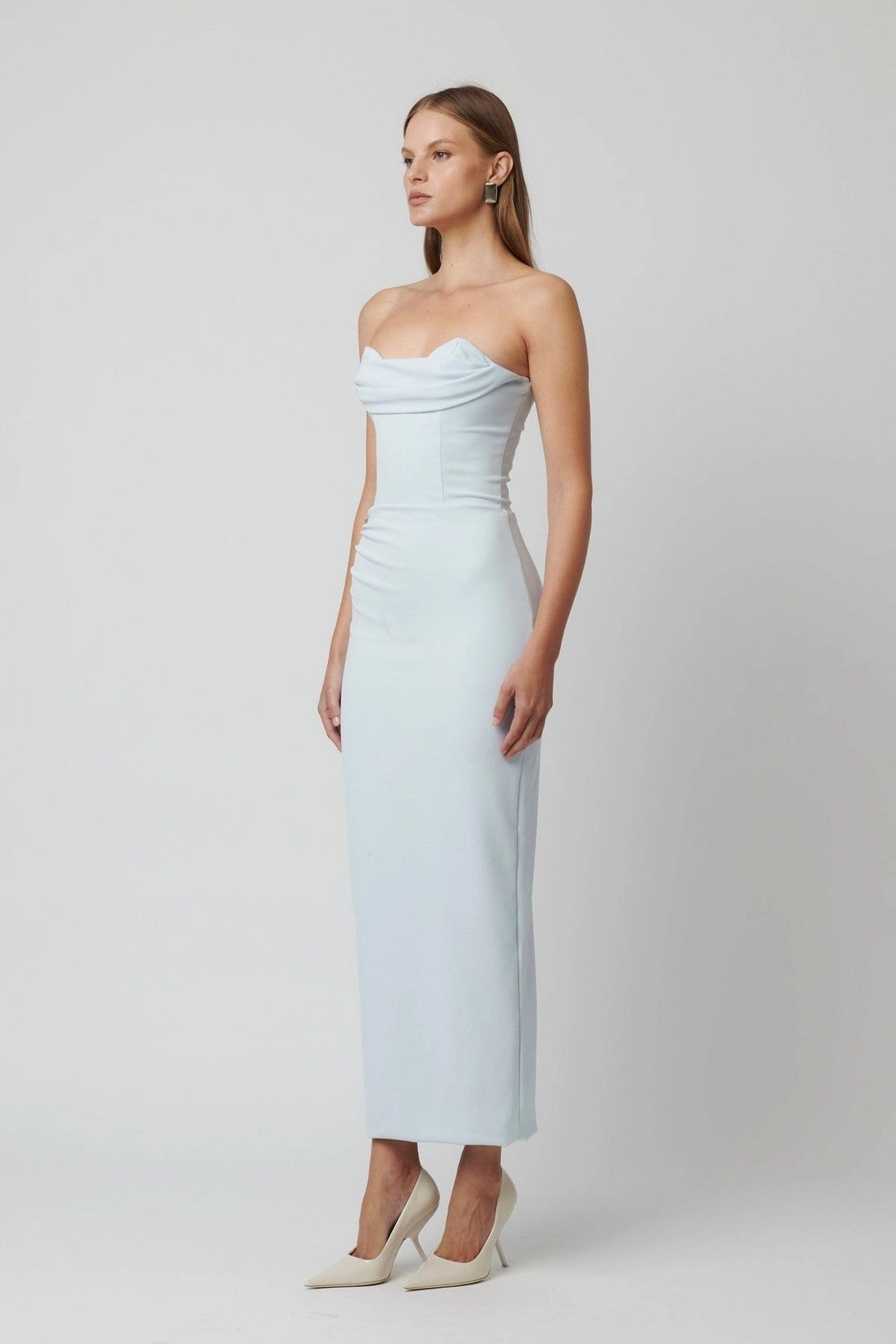 Rozela Dress - Ice Blue Standout Feature