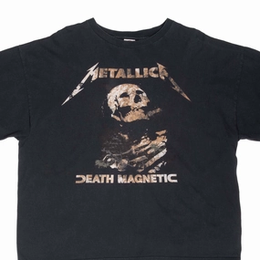 VINTAGE METALLICA DEATH MAGNETIC WORLD TOUR 2000S TEE SHIRT 2XL Indoor clothing