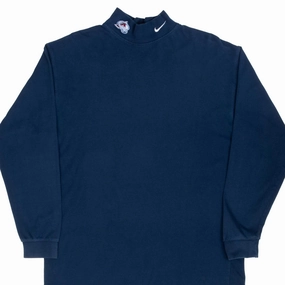 NonRestrictiveCut MultipurposeCuffs VINTAGE NIKE NHL COLORADO AVALANCHE LONG SLEEVE TURTLE NECK TEE SHIRT 90S LARGE