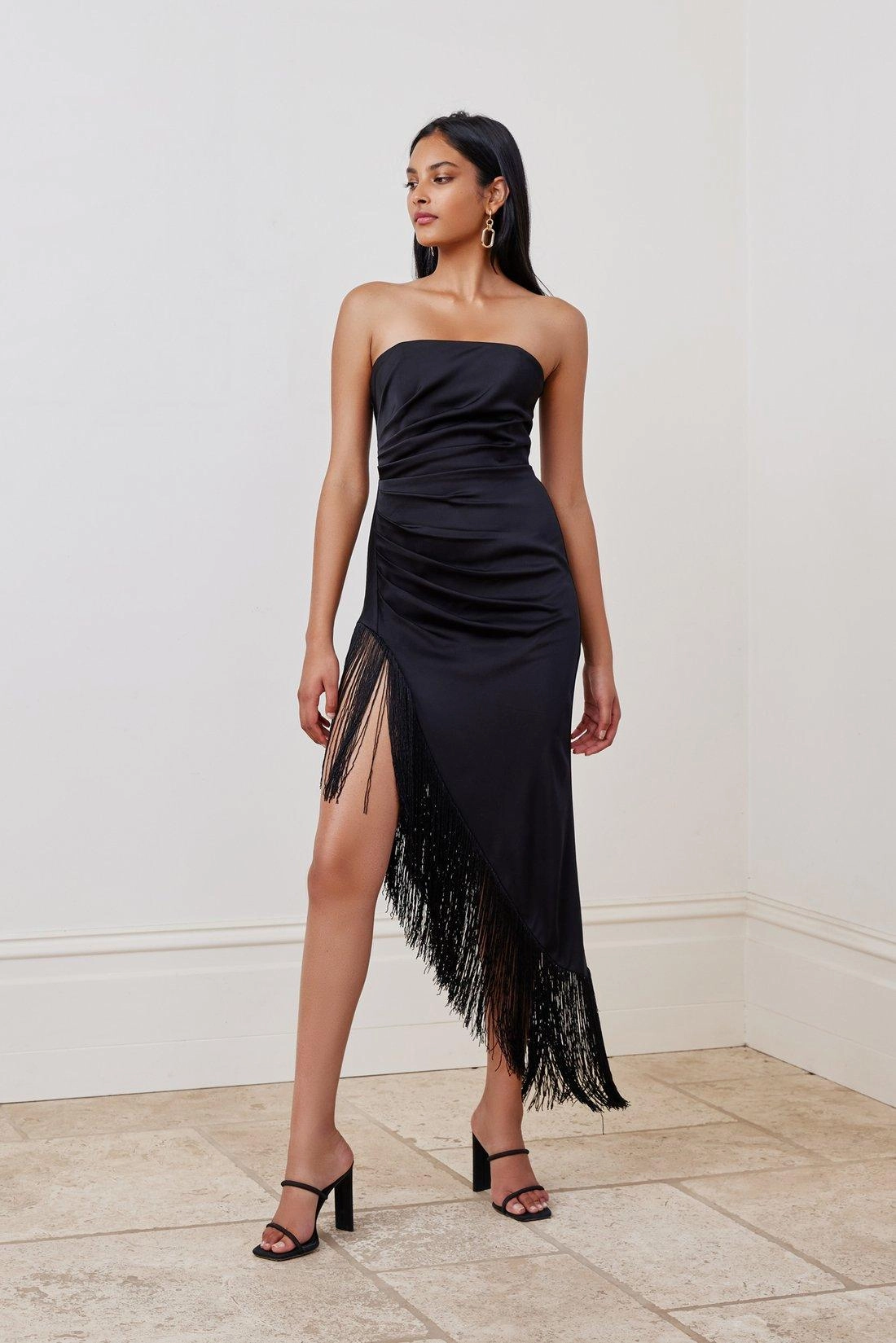 Cassia Dress - Black Sustainable-Lining