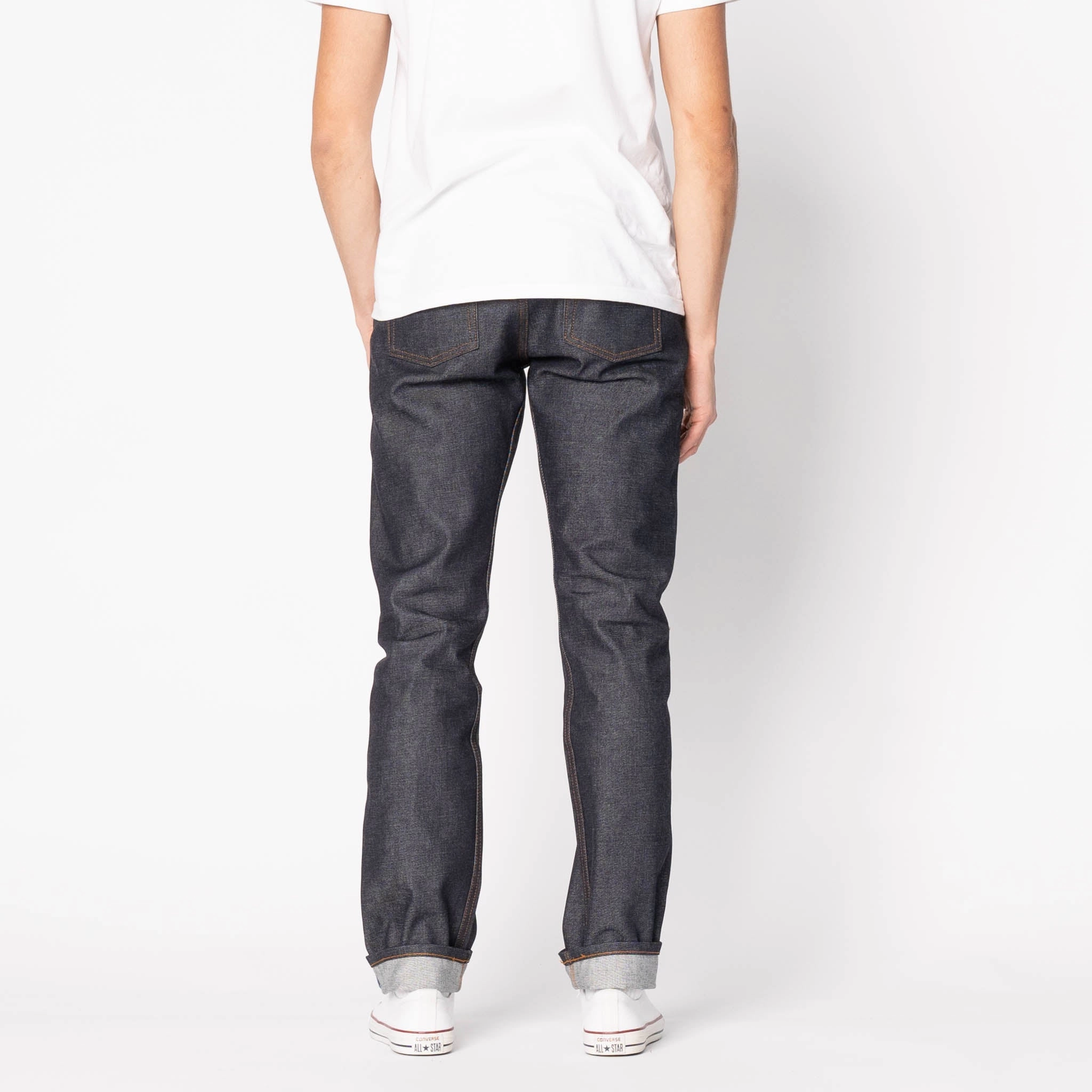 Daily Go-To Wearable Piece Weird Guy - Dia De Los Muertos Selvedge - Indigo